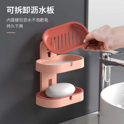 Double layer  soap holder