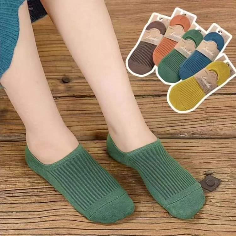 Thin Cotton Striped Socks