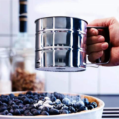 Stainless steel flour sieve