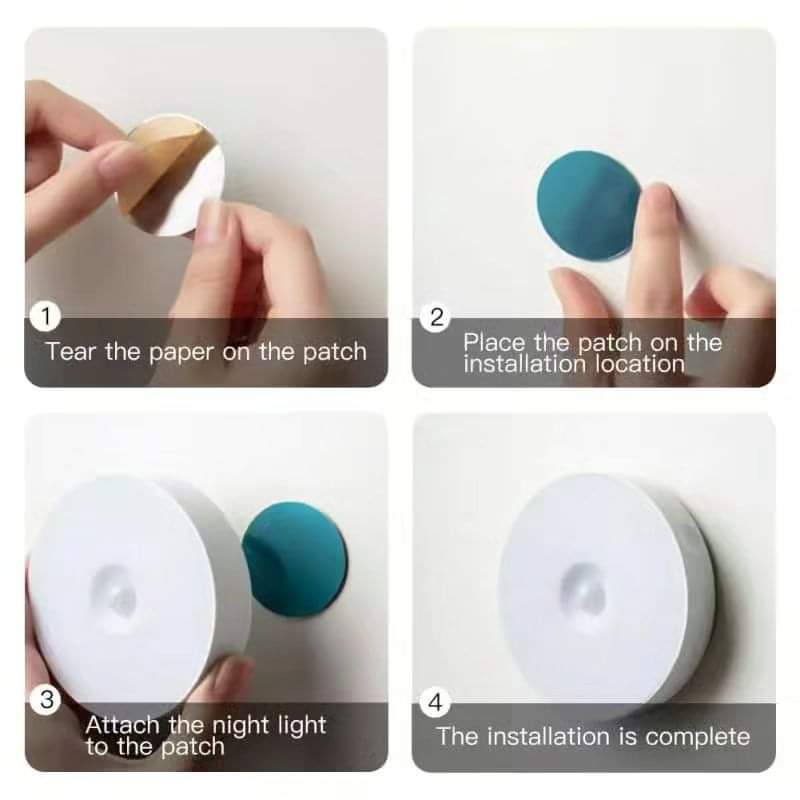 Motion Sensor night light with magnetic sticker