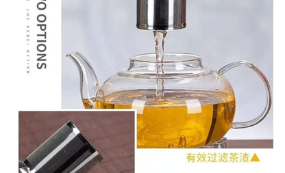 1L Borosilicate Glass Tea Pot
