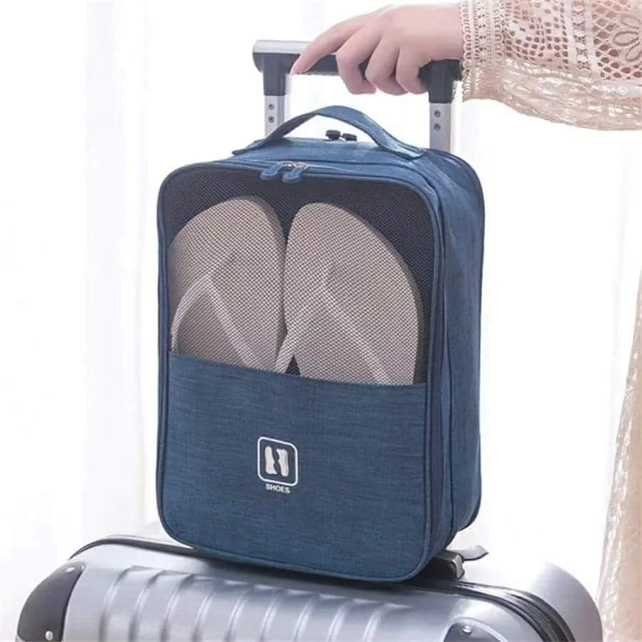 Waterproof travel shoe bag