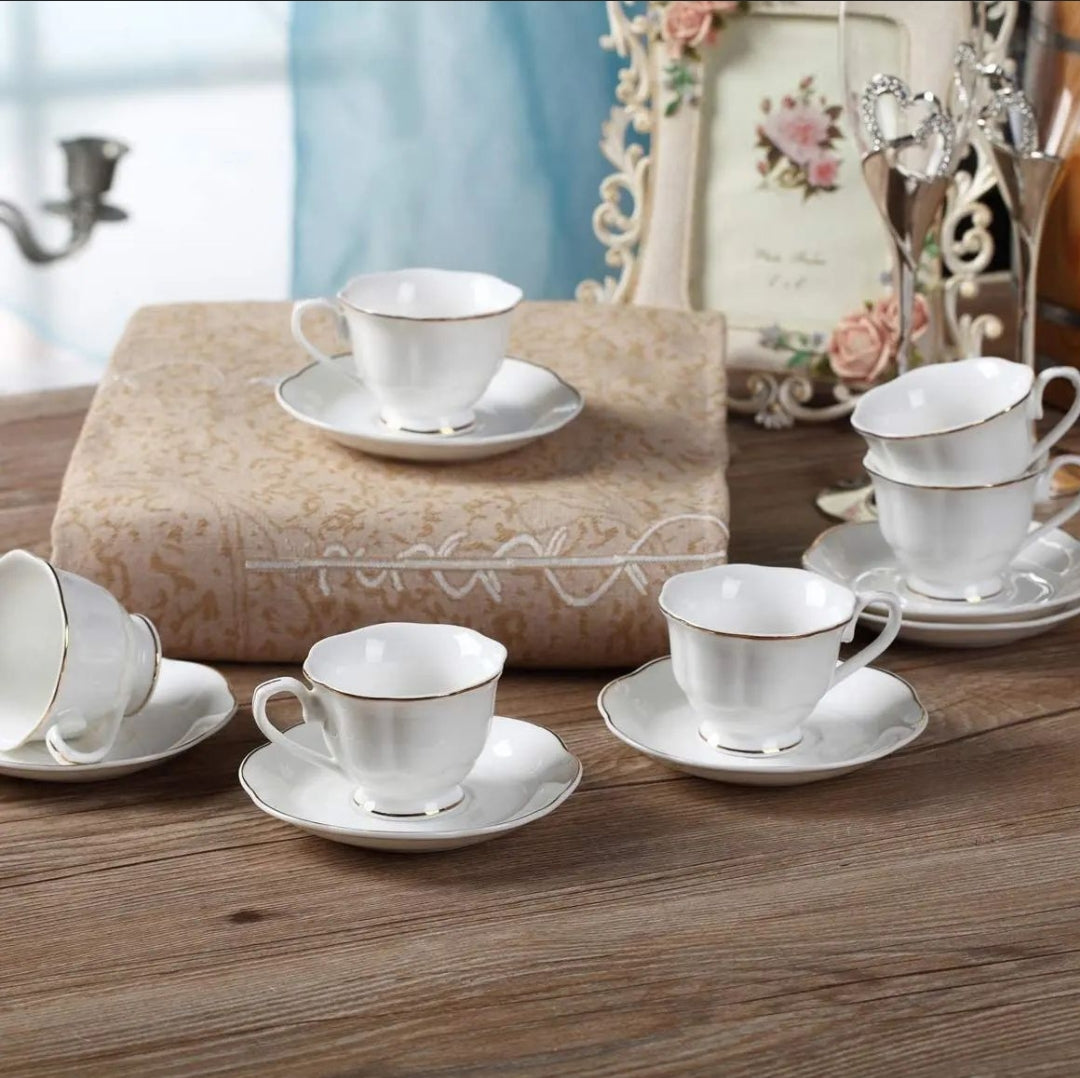 6pcs Cup Saucer Set