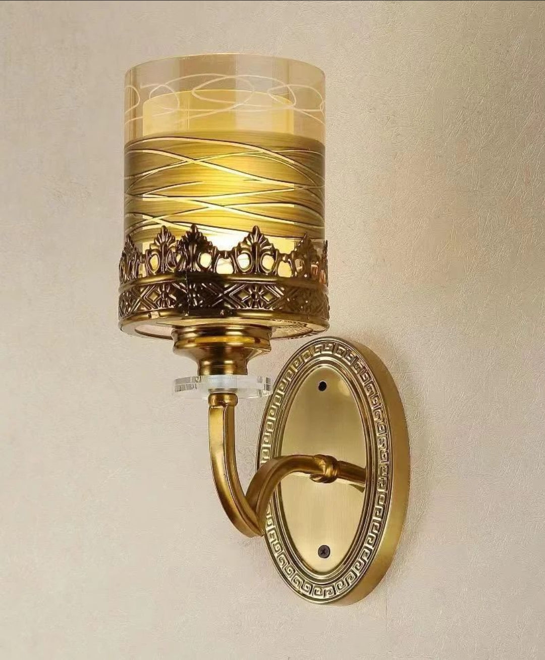 Upscale Givenchy Theme Timeless Indoor Wall Sconce