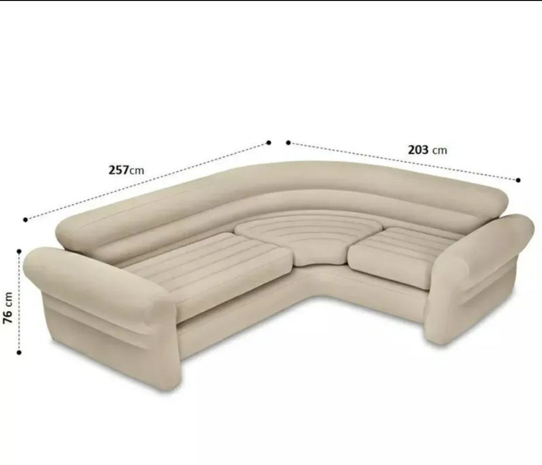 Inflatable sofa seat