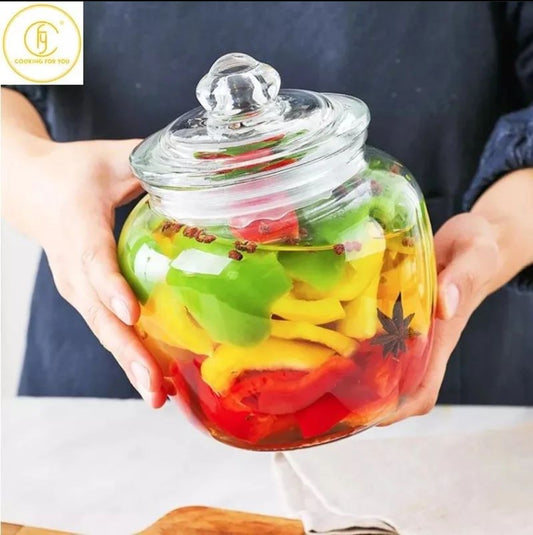 1.2Litres Airtight glass jar