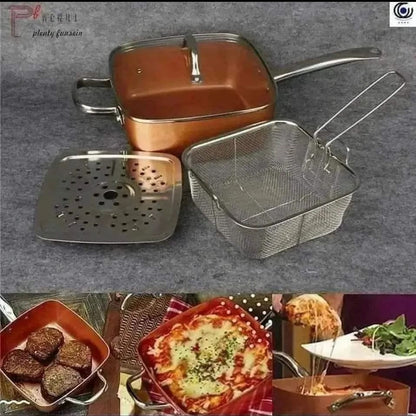 3in 1 Copper pan