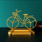 Nordic style creative golden bicycle decoration
