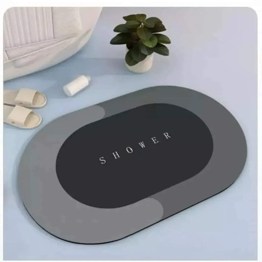 quick dry absorbent bathroom mat for shower and bathroom floors