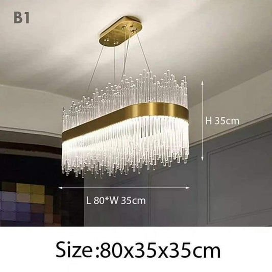 luxury crystal chandelier perfect for the dining area/ study room /corridors