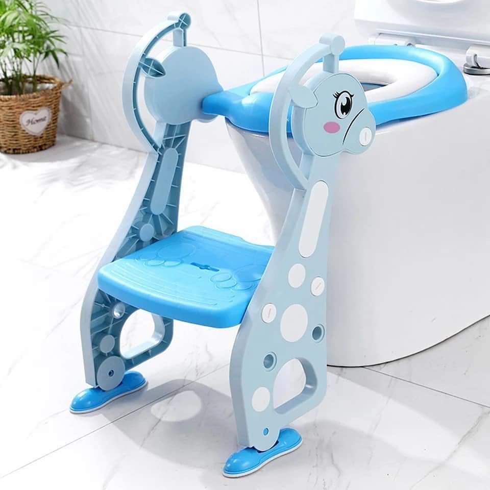 Foldable Toilet Training Seat with ladde