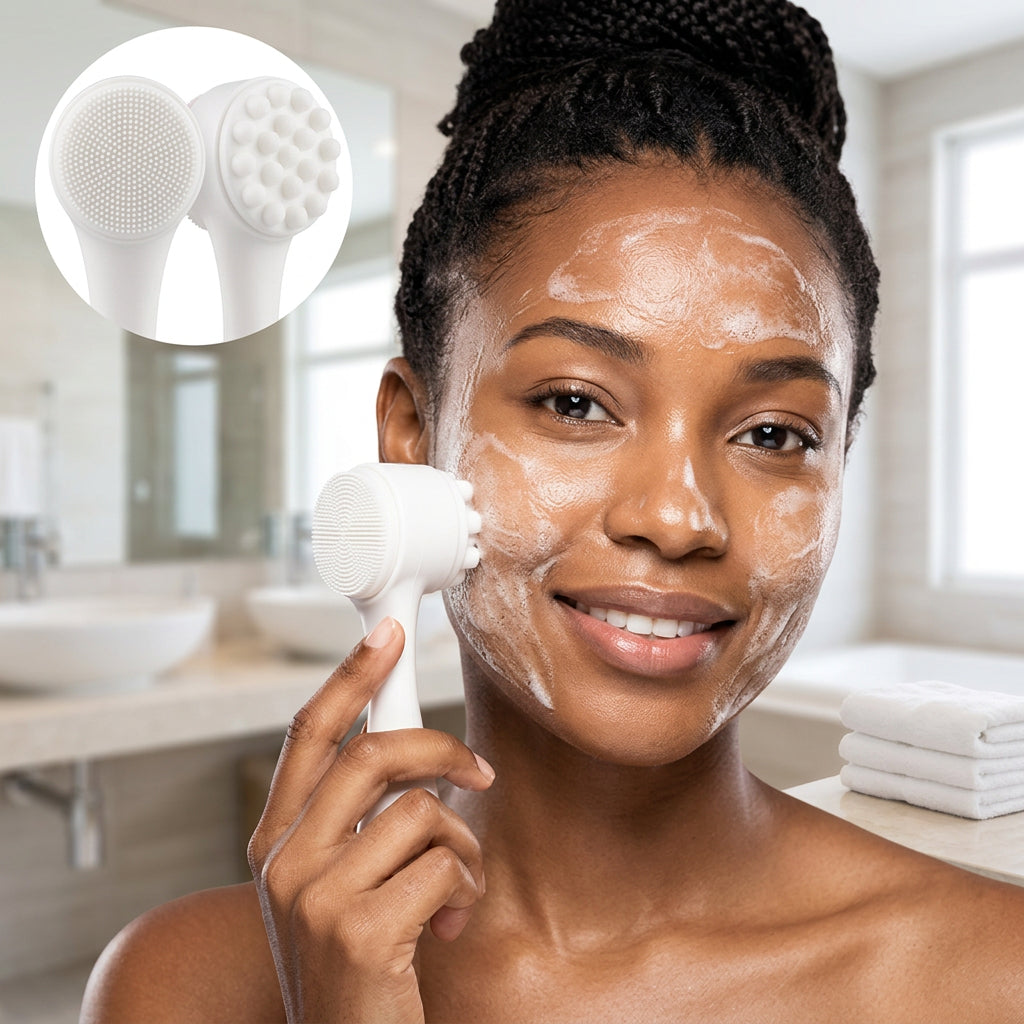 Facial skin scrubber for deep cleansing and gentle exfoliation, available in Nairobi, Kenya